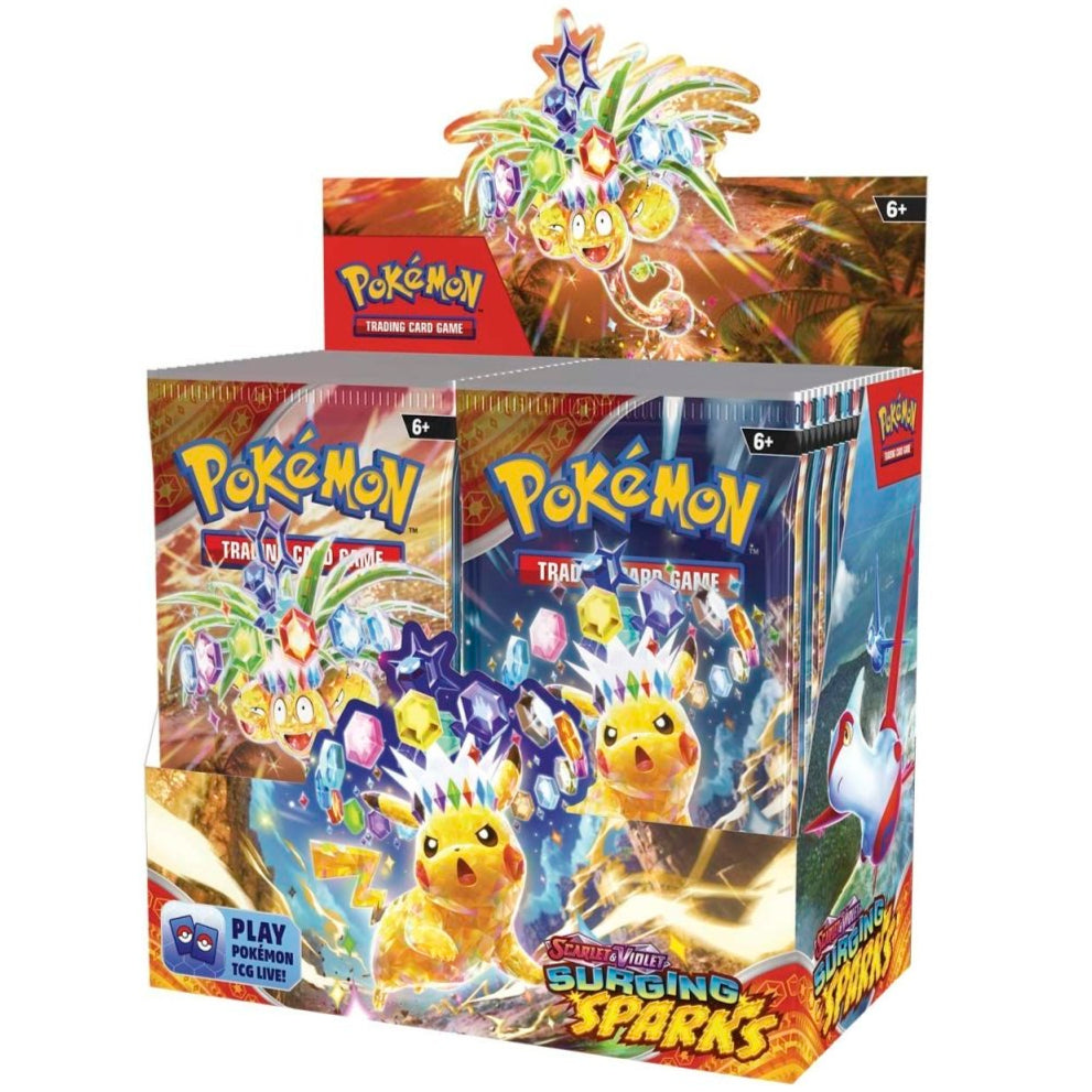 Coffret de boosters Pokémon JCC : Éclats Écarlates et Violettes (36 paquets)