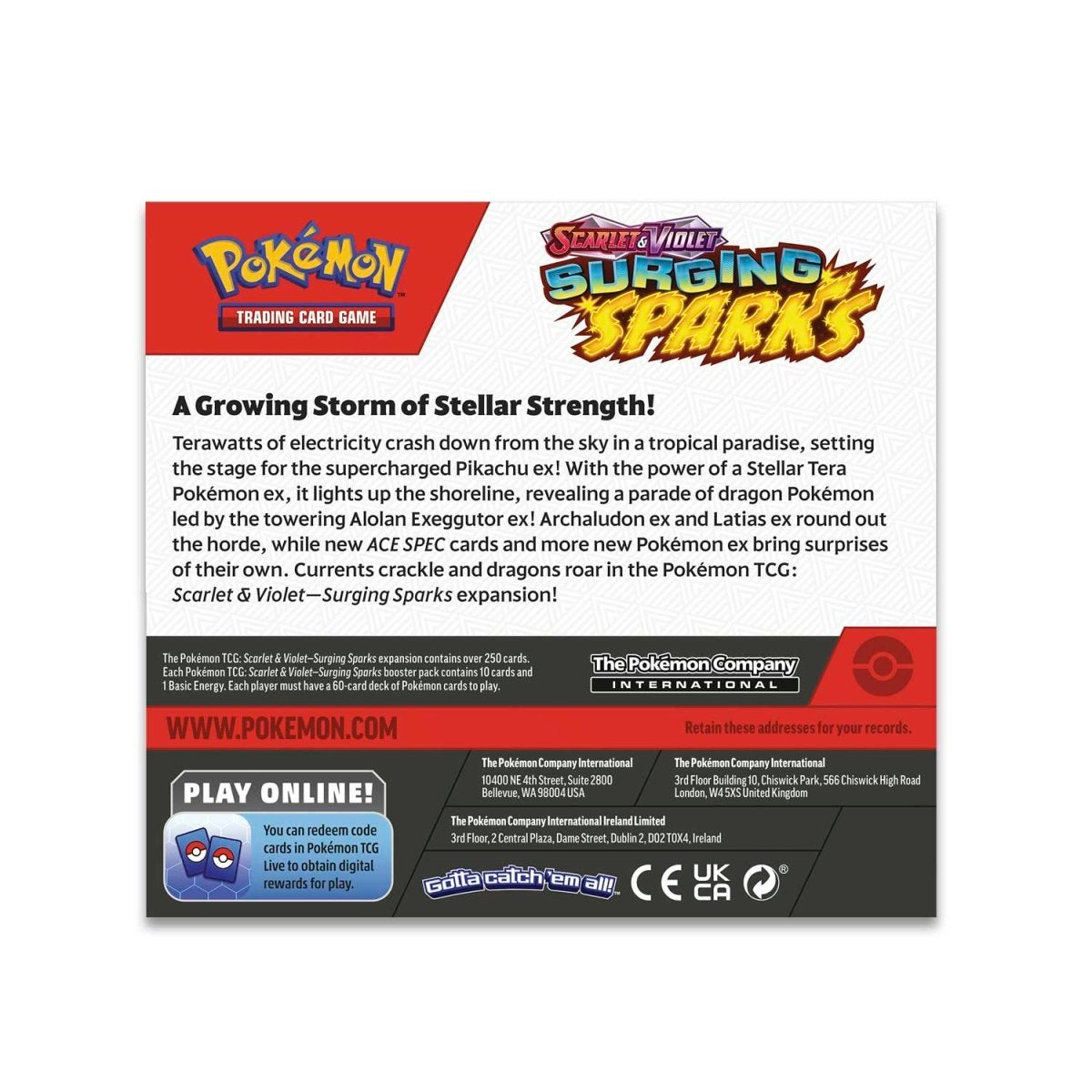 Coffret de boosters Pokémon JCC : Éclats Écarlates et Violettes (36 paquets)