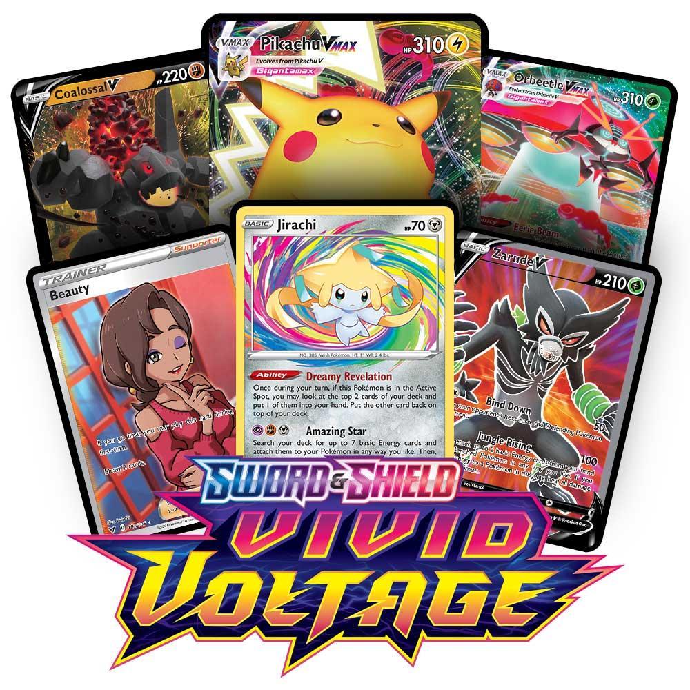 Pokémon TCG: Sword & Shield - Vivid Voltage Booster Display Box (36 Packs) - Pokestore